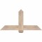 Ekena Millwork Eugene Smooth Timber Gable Bracket, Douglas Fir, 48"W x 24"H x 3 1/2"D x 5 1/2"F, 12/12 Pitch GBW048X24X0406EUG00SDF - alternate 1